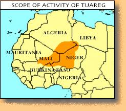 mapa Mali